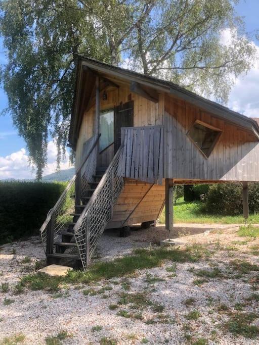 Nuit Insolite - La Cabane Du Haut-Doubs Les Gras Zewnętrze zdjęcie